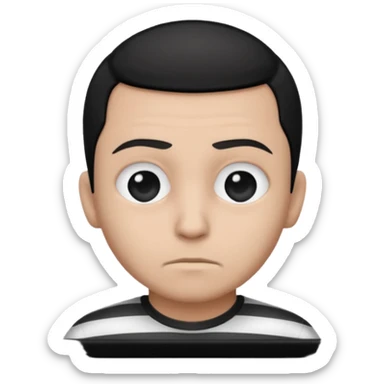 prisoner mugshot scene sticker