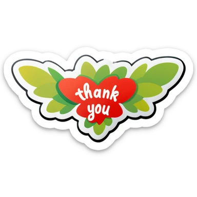 Thank you.  sticker