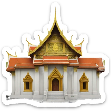 Temple Bangkok sticker