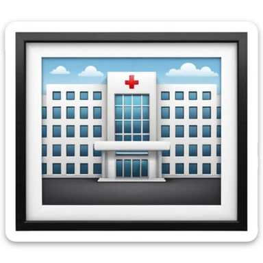 hospital edification sticker