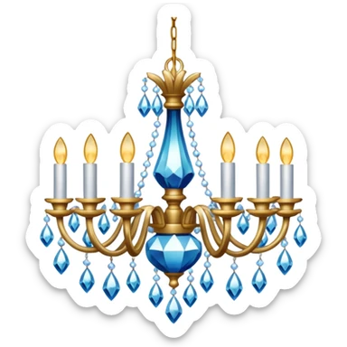 Chandelier sticker
