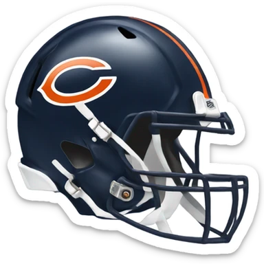 Chicago bears helmet sticker