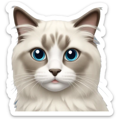 Ragdoll cat sticker