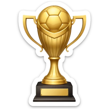 Trophy world cup sticker