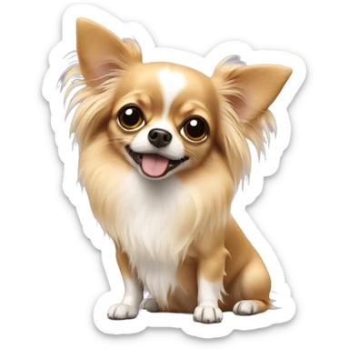 Longhair Chihuahua  sticker