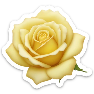 rose yellow sticker