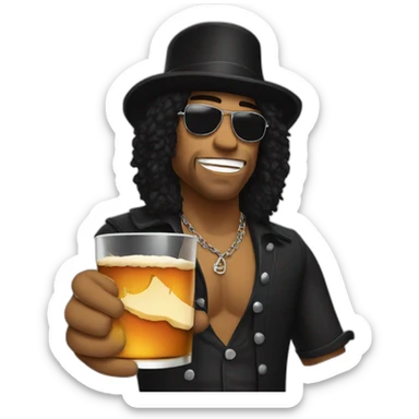Slash drink whisky sticker