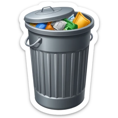 trash can sticker