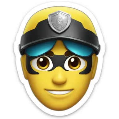 police power ranger sticker