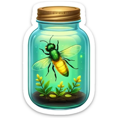 a Firefly in a Jar sticker
