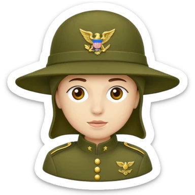 soldier hat sticker