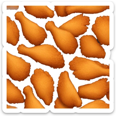 Fried chicken  sticker
