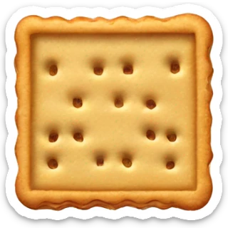 Peanut butter filled crackers sticker