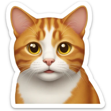ginger cat sticker