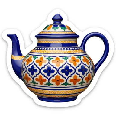 andalusian ceramic  sticker