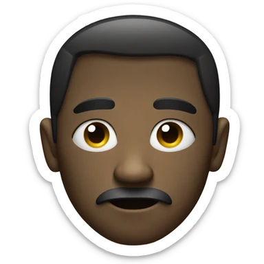 face giving a big side eye smirk sticker