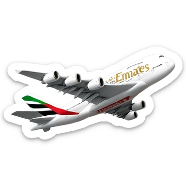 A380 emirates sticker