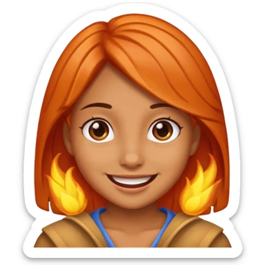 Ember Lumen from the Elemental movie sticker