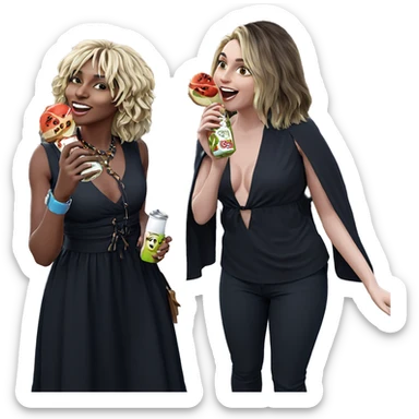 outdoor picnic with friends sticker