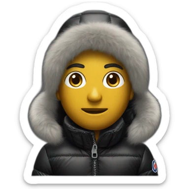 Black Moncler sticker