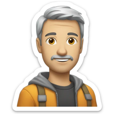 серебрянная панда sticker