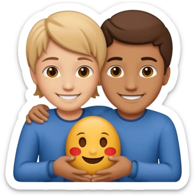 "IMAGE: 3 logon wala emoji 🧑‍🤝‍🧑 sticker