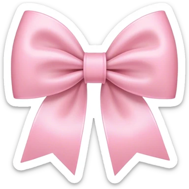 Light pink bows sticker