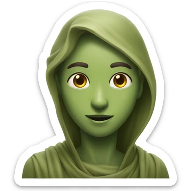 Olive green spirit sticker