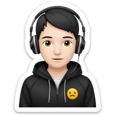 But with the same instructions, with deportive hoodie and headphones, and skin white sticker