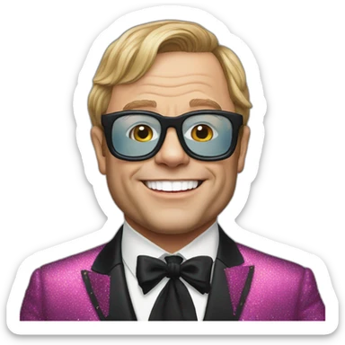 Elton John sticker