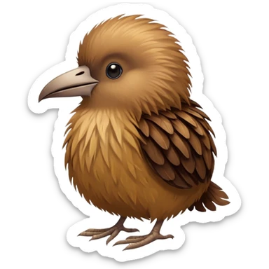 new zealand kiwi bird sticker