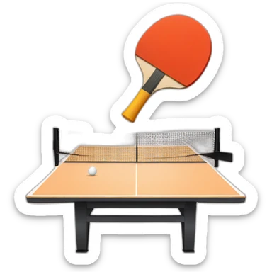 ping-pong table sticker