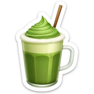Matcha stuff sticker