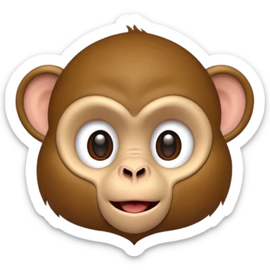 Fait moi un singe malicieux  sticker