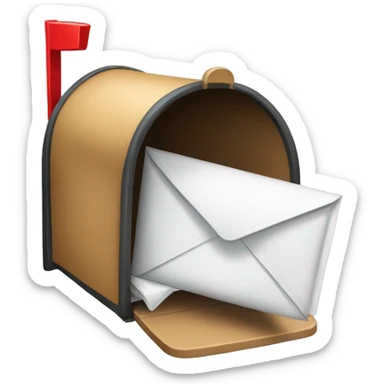 overstuffed mailbox sticker