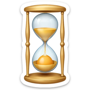 Hourglass egg shape sticker