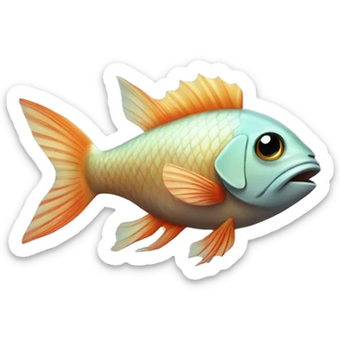 Very fancy looking fish  sticker