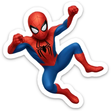 Spiderman heart sticker