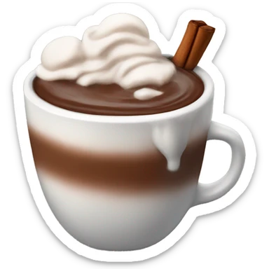 hot chocolate  sticker
