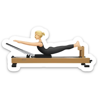 Pilates reformer sticker