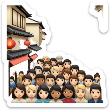 japan touristy shit sticker