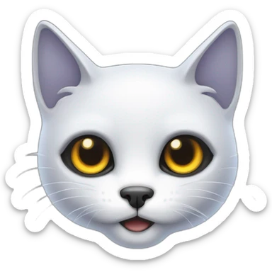 gato fantasma sticker