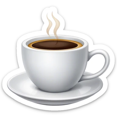 Coffe sticker