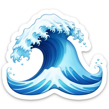 Wave  sticker