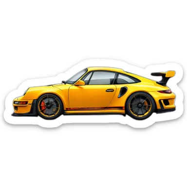 Porsche gt3 rs 911 992 sticker