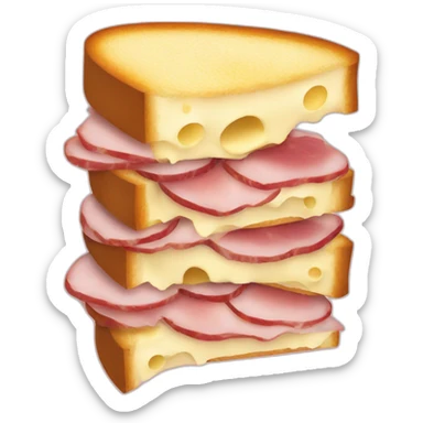 Sandwich-ham-cheese sticker