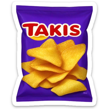 Takis chips bag sticker