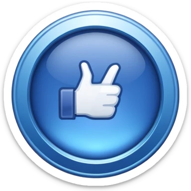 Facebook blue tick verification badge emoji sticker