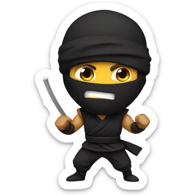 pumped up ninja sticker