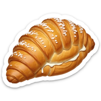 Coquette Croissant sticker